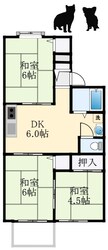 ハイツ宮山の物件間取画像